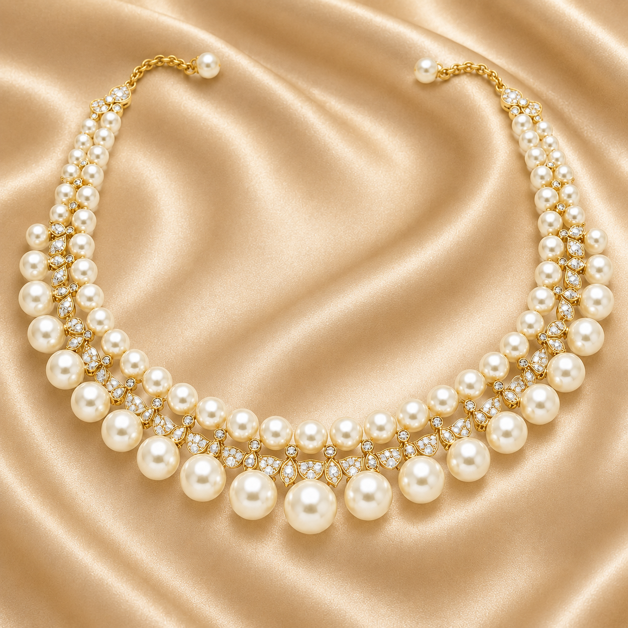 Classic White Pearl Necklace
