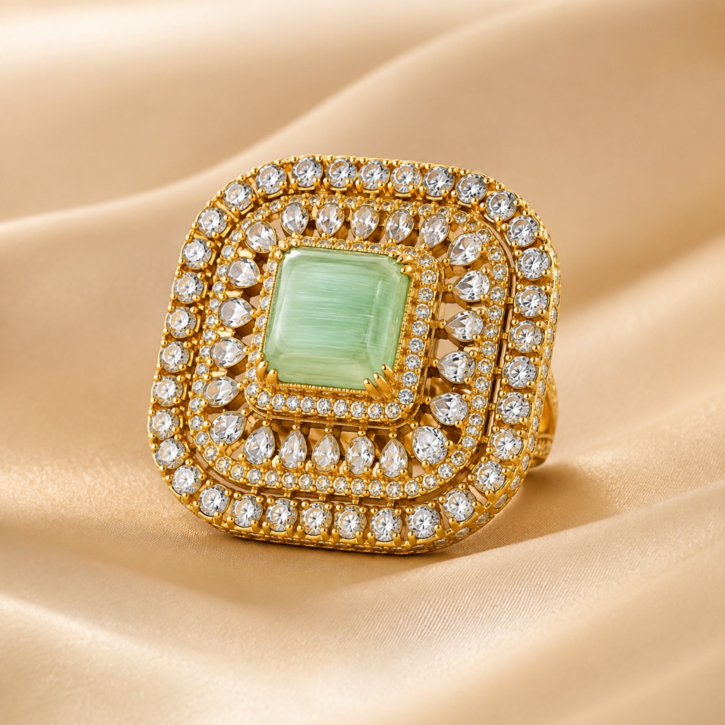 Antique Finish Statement Ring