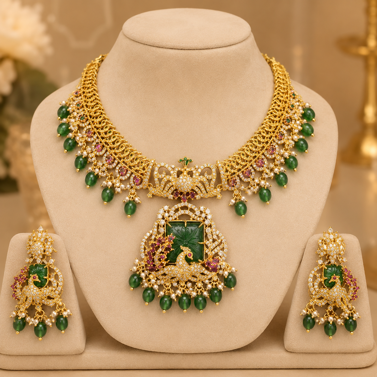 Polki Statement Necklace